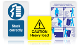 Manual Handling Labels & Signs