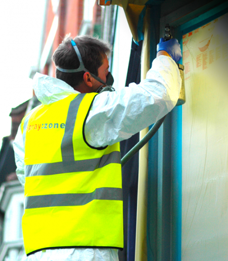 Shopfront Spraying