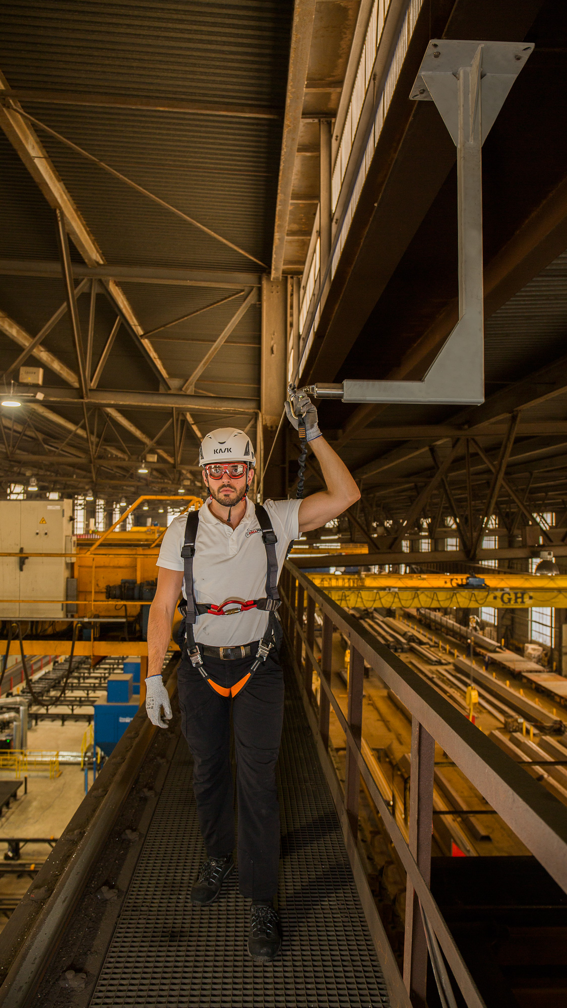 Overhead Fall Arrest Track