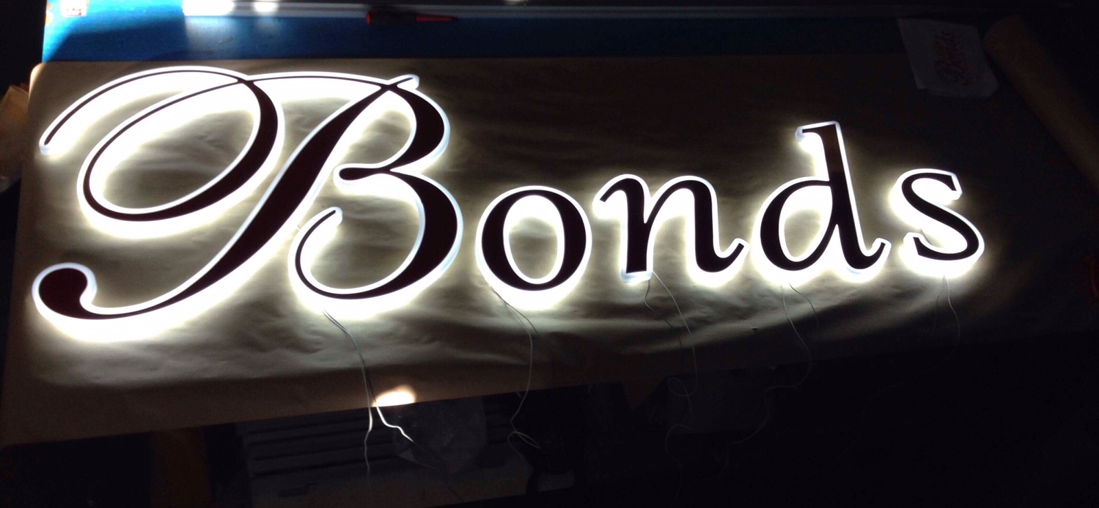 Slim LED Illuminated Lettering