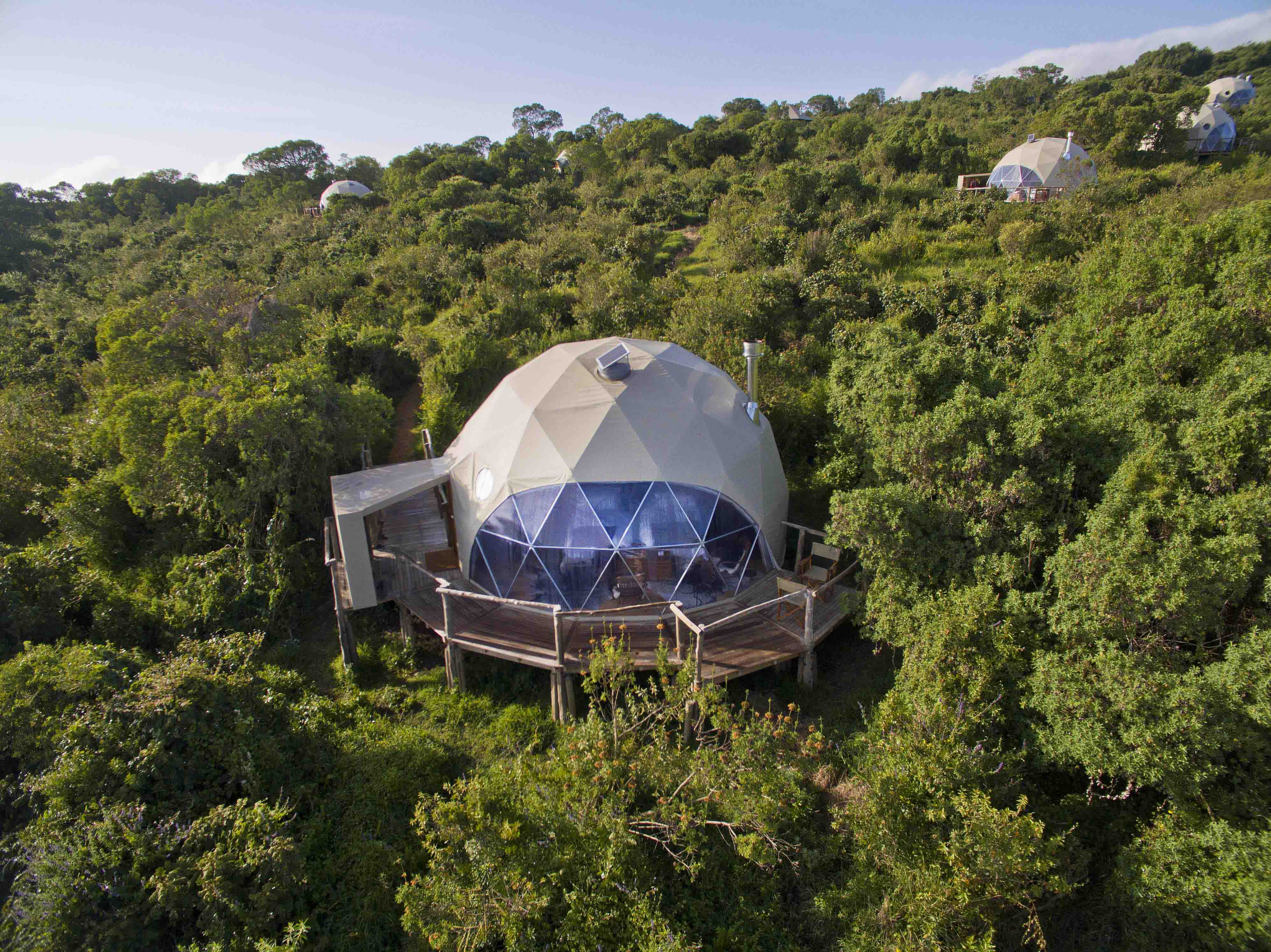 Geodesic Event Domes