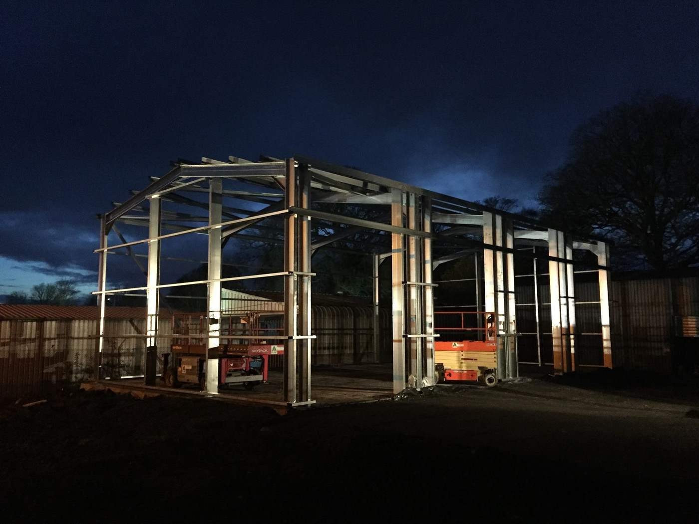 Steel Building Installation