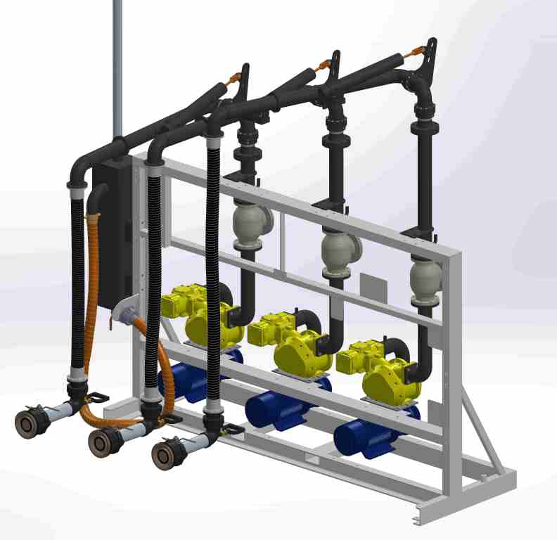 Oil Depot Electronic Bottom Loading Skids