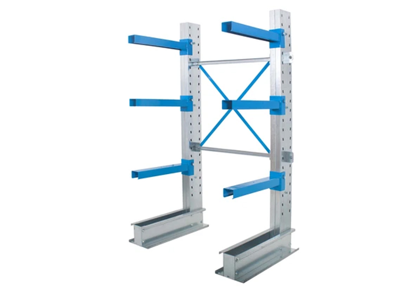 Cantilever Warehouse Racking - Single Sided Starter Bay