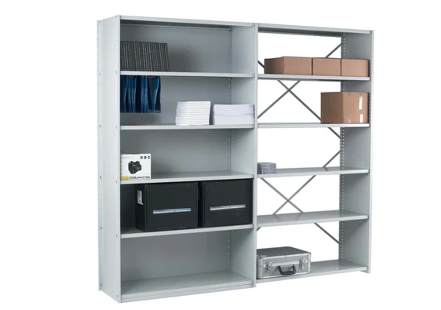 Link 51 Stormor Clad Frame Shelving