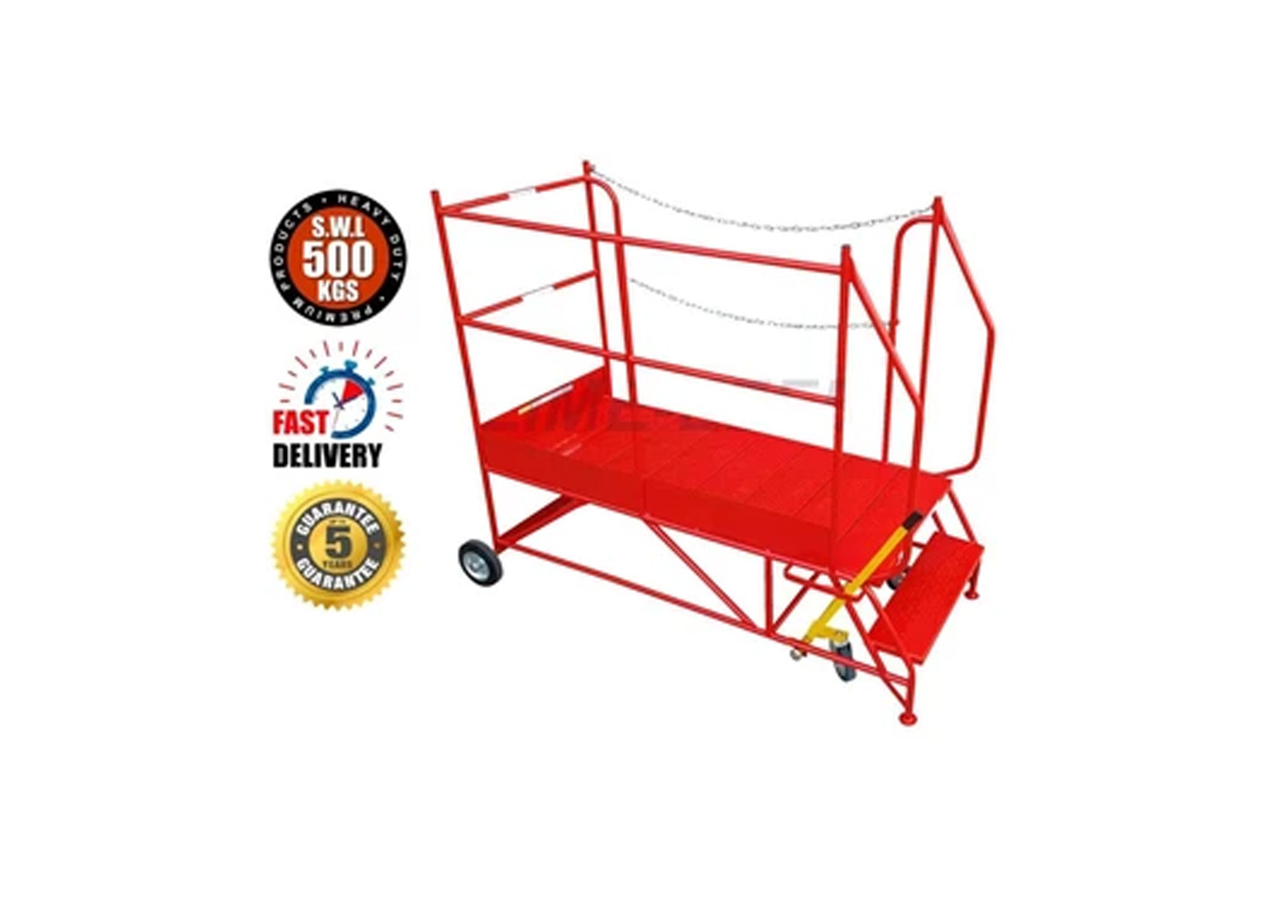 Heavy Duty Warehouse Access Platform Safety Steps