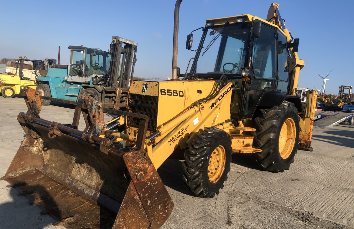 Ford New Holland 655D backhoe loader