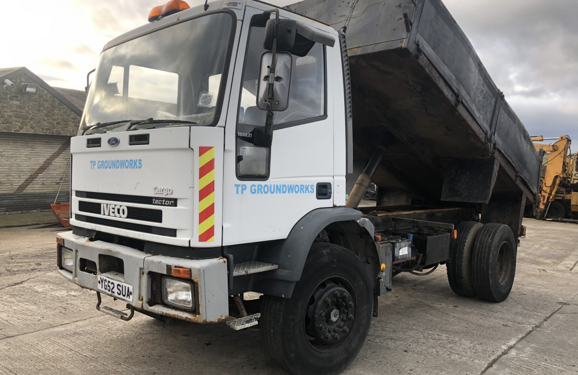 Iveco Tractor 180E18 steel body tipper truck