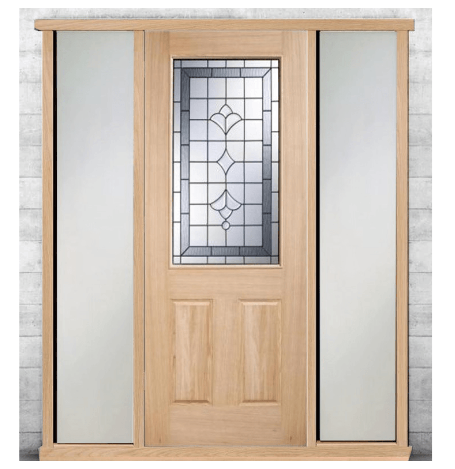 Green Tree Doors Vestibule Frame &minus; Oak Look