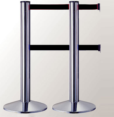 Twin Retractable Barrier