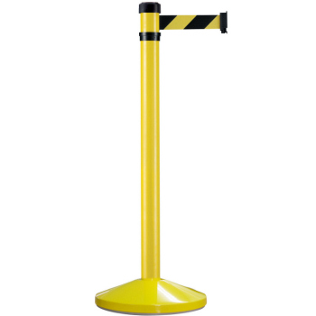 Yellow Retractable Barrier