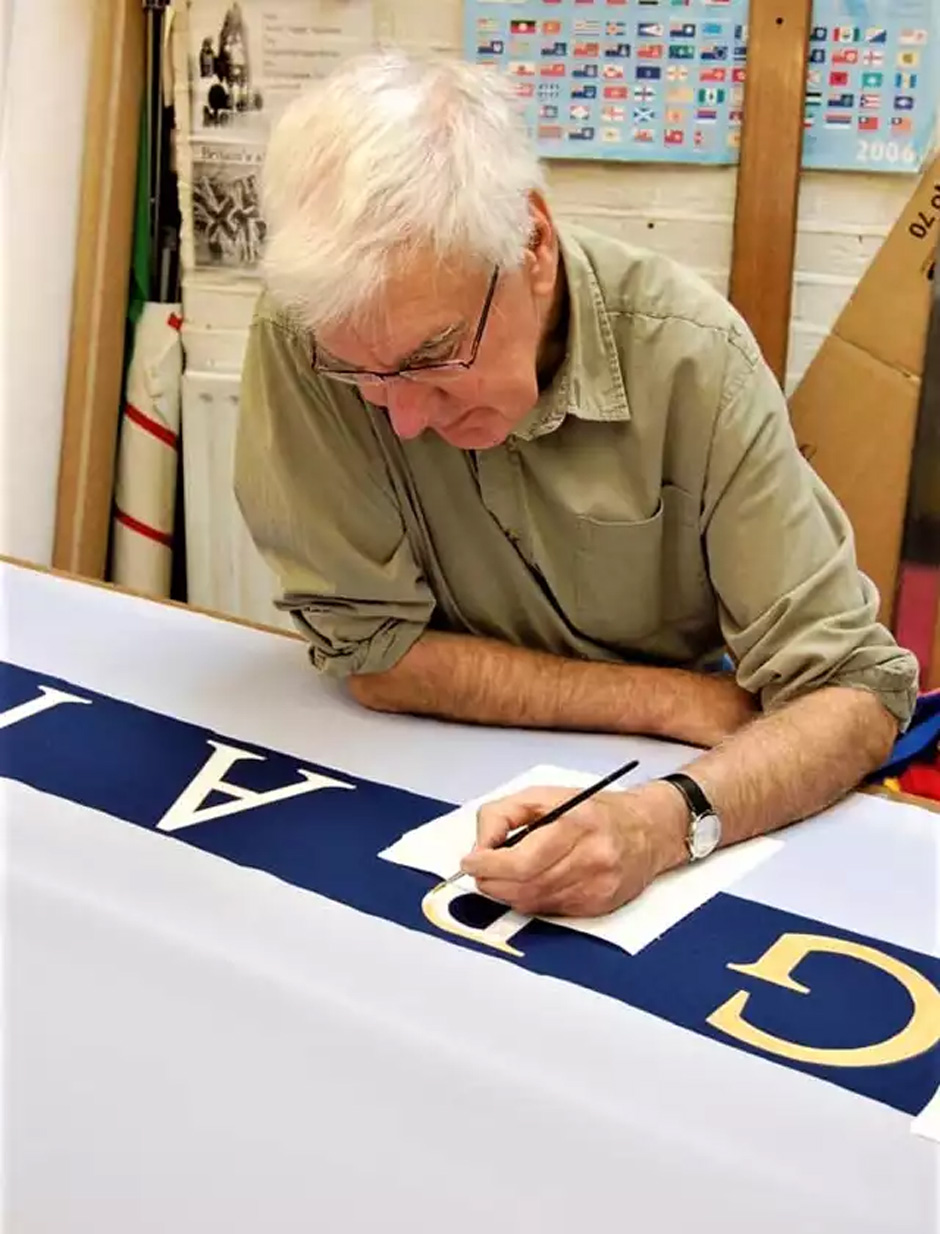 Hand Painted Flags