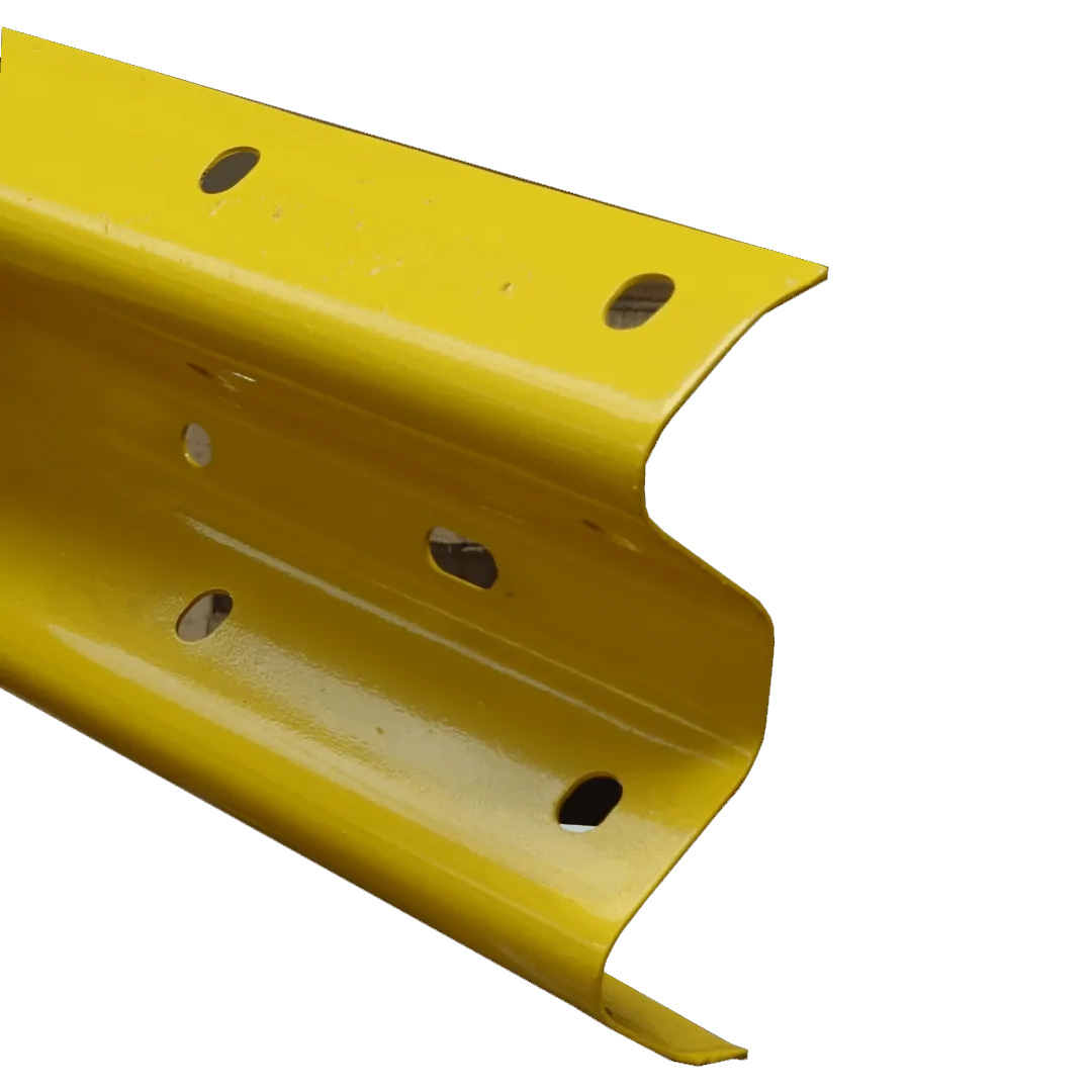 3.2m Effective Length Corrugated Beams &minus; Straight &minus; Powder Coated Yellow