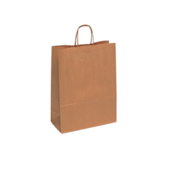 Brown Coloured Kraft Paper Gift Bags