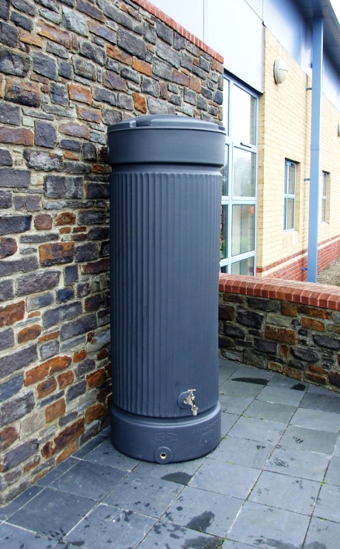 Column Water Butt &minus; 500 and 300 Ltr Storage