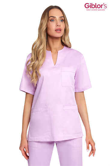 Ladies Margherita Luxsatin Regular Fit Scrub Top