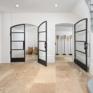 Antiqued French Limestone Flooring