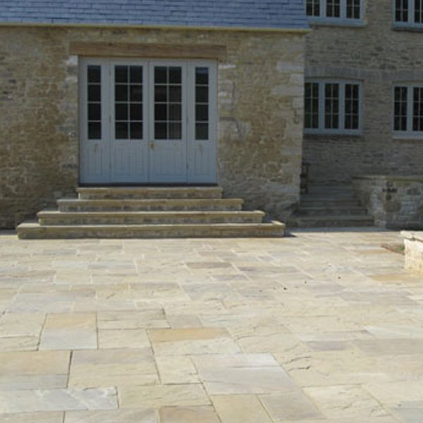 Yorkstone Paving Riven