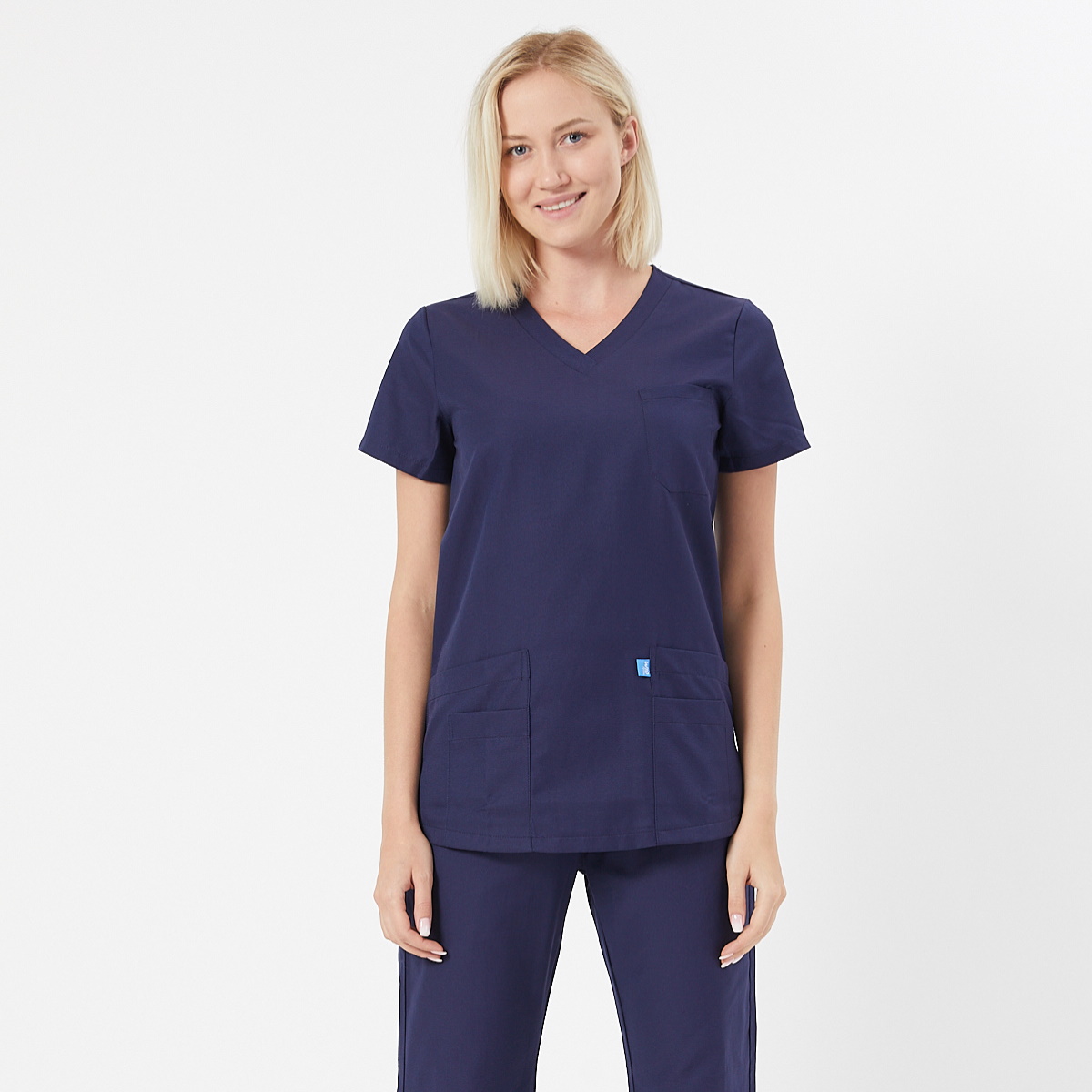 Women''s Scrubs in Navy Blue