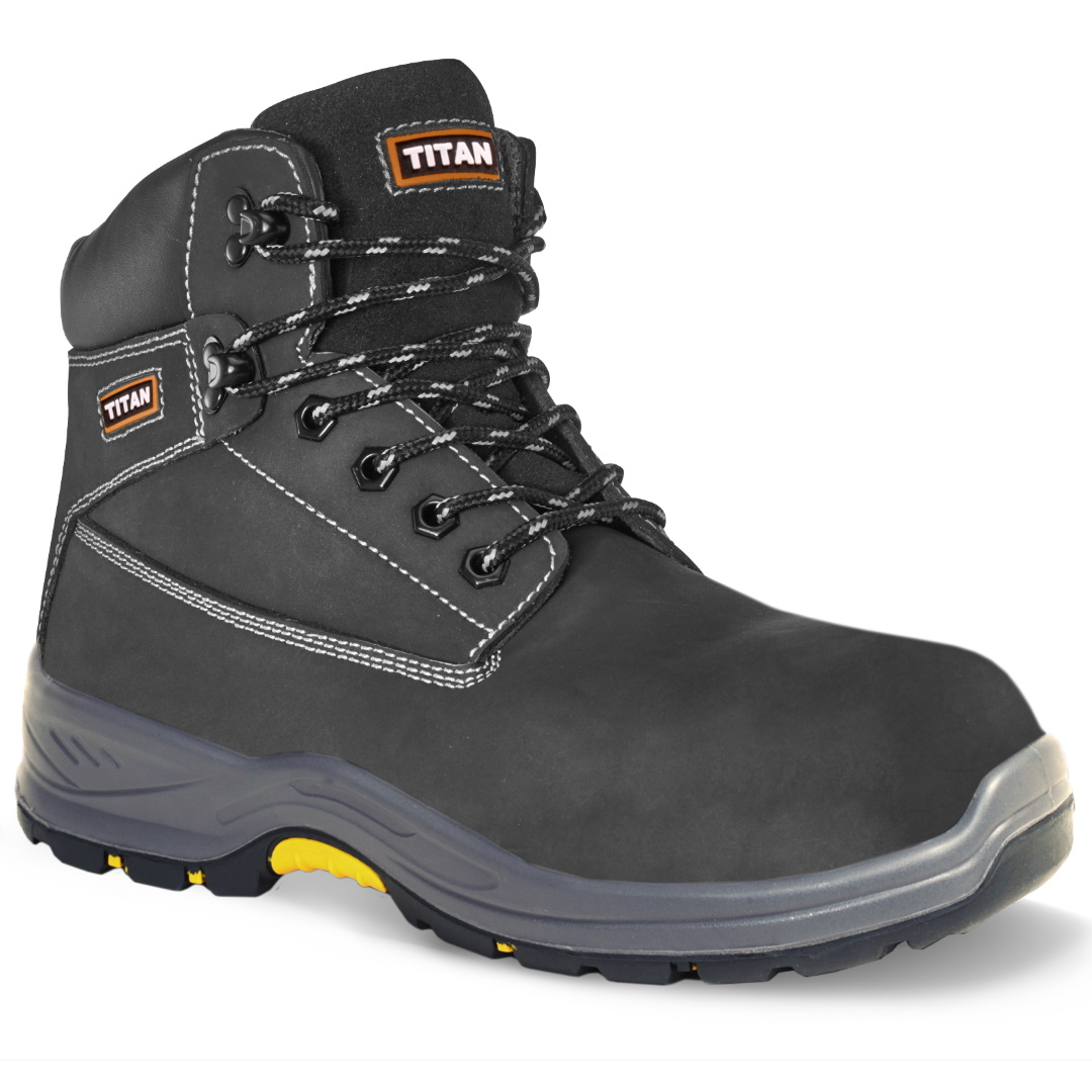 Titan Holton Nubuck Black Safety Boot