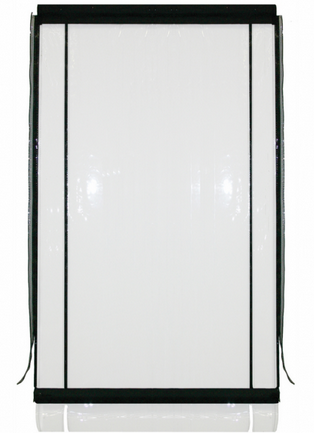 Clear PVC Patio Blind &minus; 90cm 