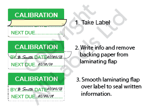 Write On Labels - Self Laminating