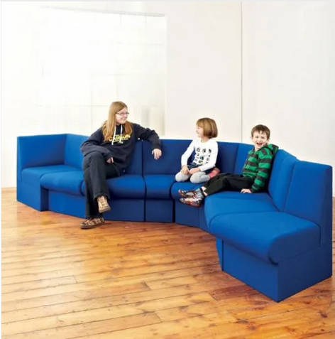 Modular Reception Seating (Plain Fabric)