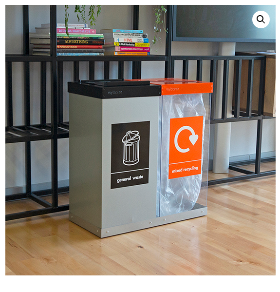 Box Cycle Double Recycling Bin