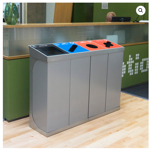 C-Bin Quad Recycling Bin