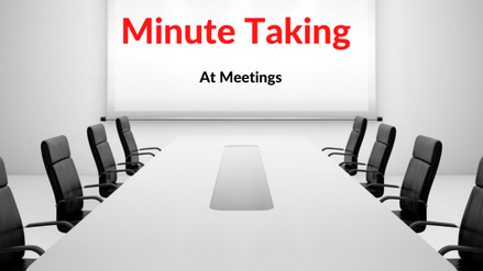 Effective Minute Taking 