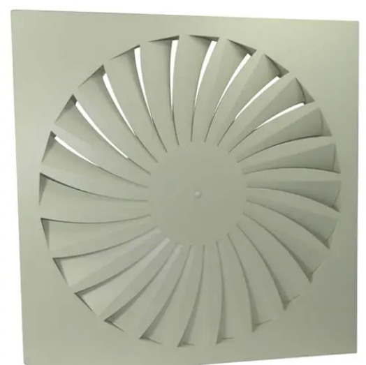 Curved Vane Swirl Diffuser &minus; SWC