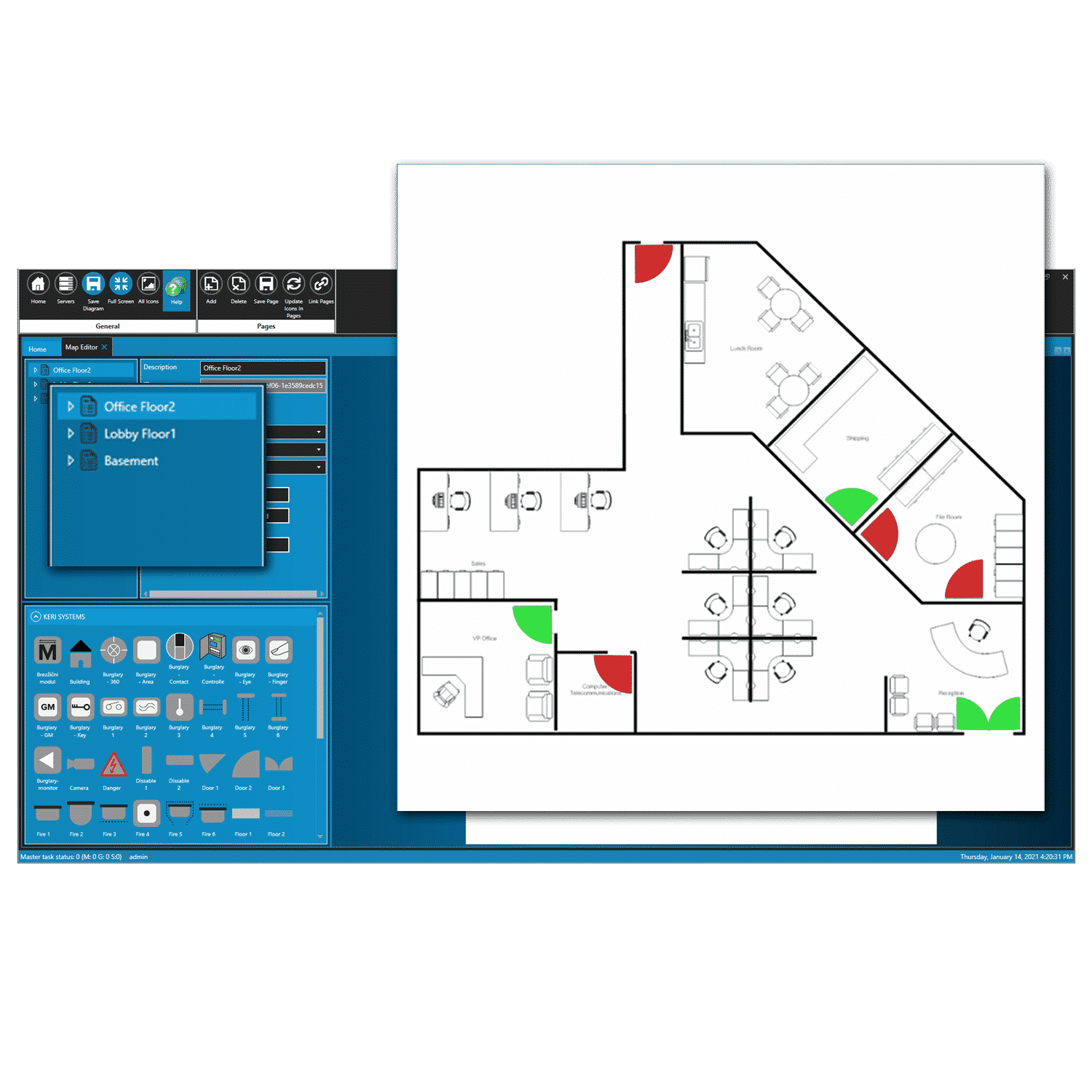 Telepathy Map Client