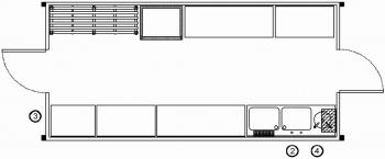 Medium Preparation Kitchen 6.2m