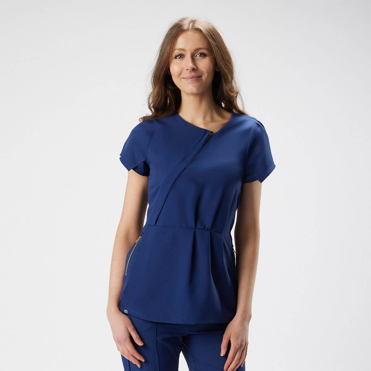 No. 2 Novus Asymmetric Scrub Top