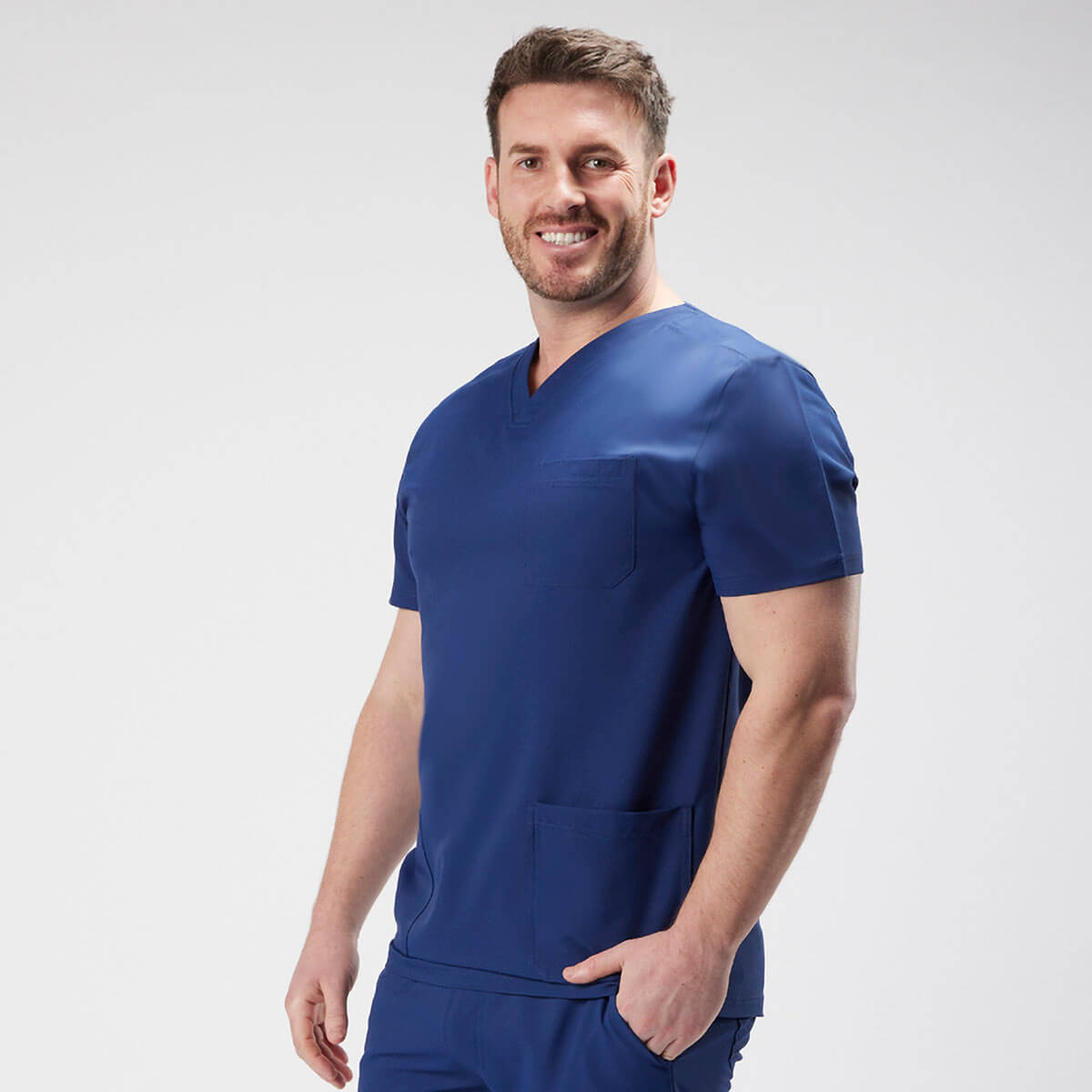 No. 9 Utilis Mens Scrub Top