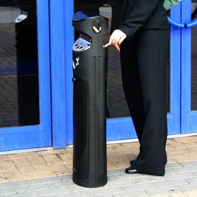 Outdoor Cigarette Bins & Smoking Ashtrays