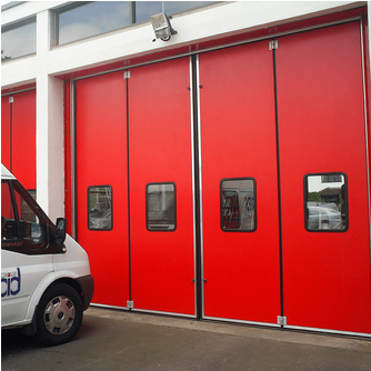 Industrial Bi-folding Doors