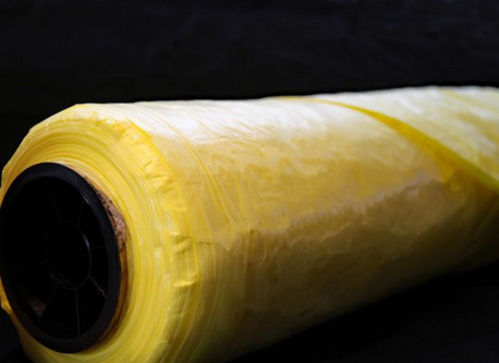 Yellow Polythene Masking Film 4m