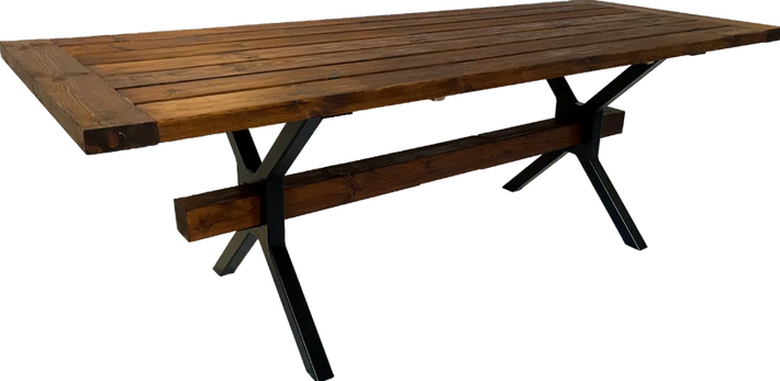 Large Outdoor Table - The ''Wood & Weld'' Range 