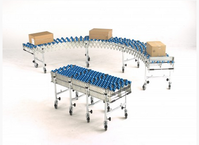 Flexible Extending Skate Wheel Conveyor