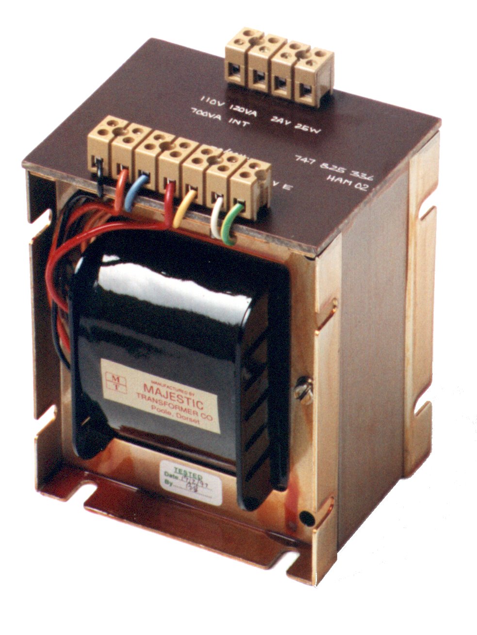 Single Phase Open Frame Control Transformers