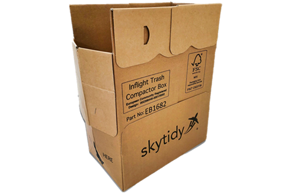 skytidy&reg; Zodiac & lacobucci Trash Compactor Box