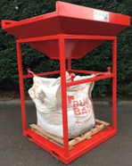 Aggregate Bagging Discharge Hopper