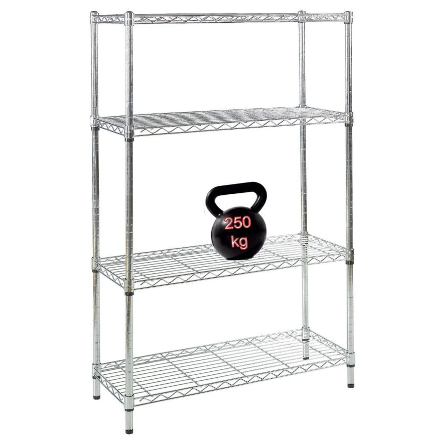 1625 x 1220 x 609mm Chrome Shelving