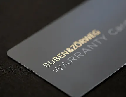 Warranty Cards