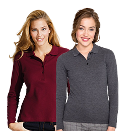 Women''s Long Sleeve Polo Shirts