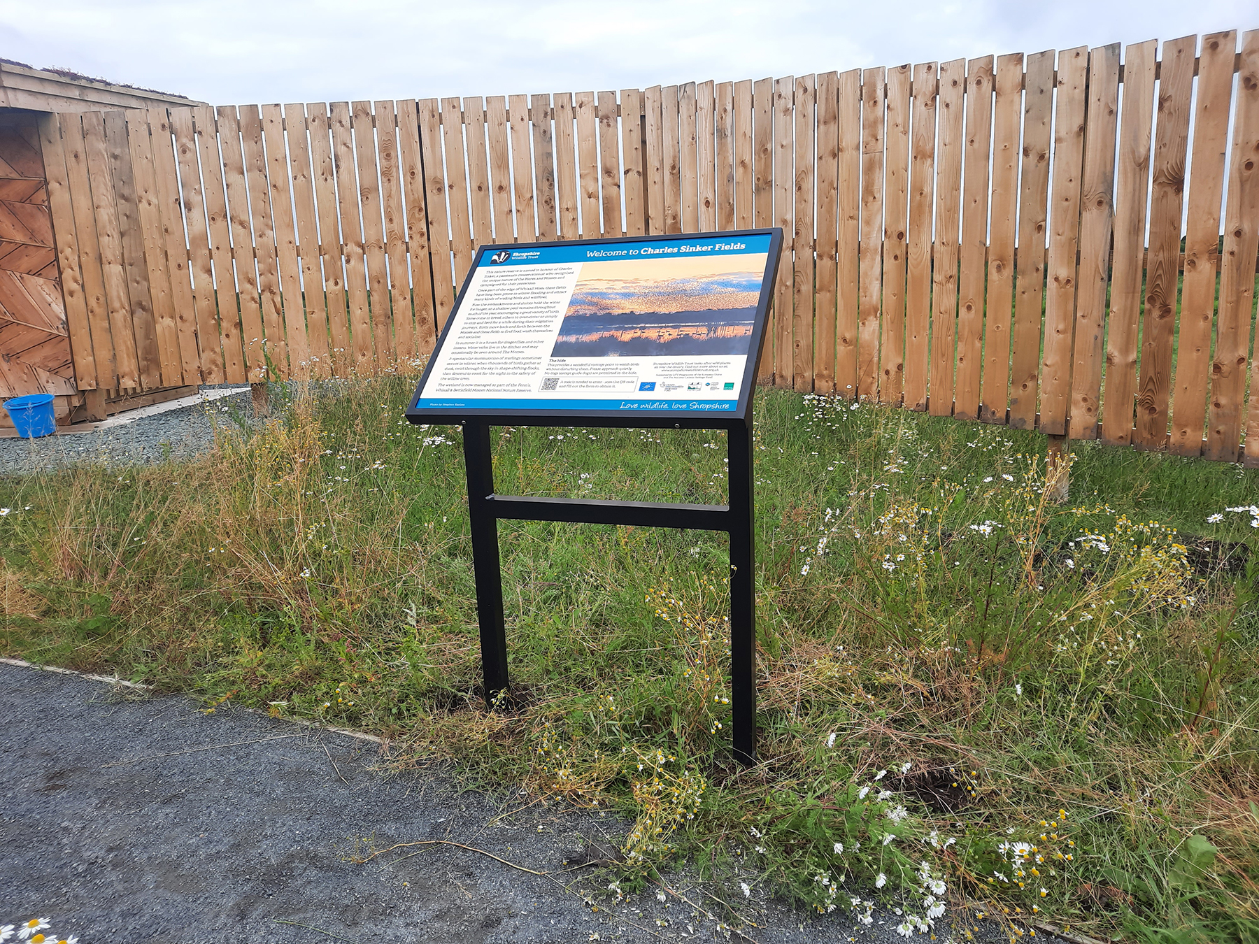 Interpretation Board Aluminium Lectern Frame