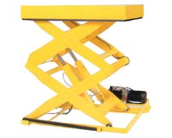 Double vertical scissor lift