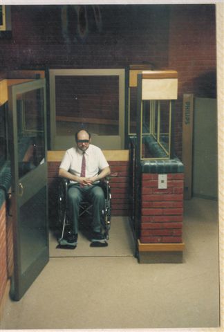 Mobility impaired wheelchair and goods lift