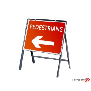 Metal Framed Portable UK Road Signs